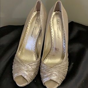 Shimmering high heels